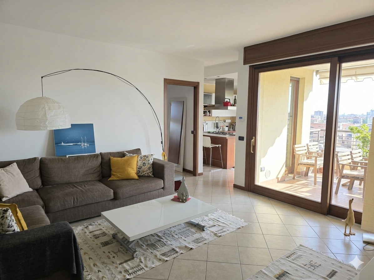 Trilocale con terrazzi in via parini snc, Carugo