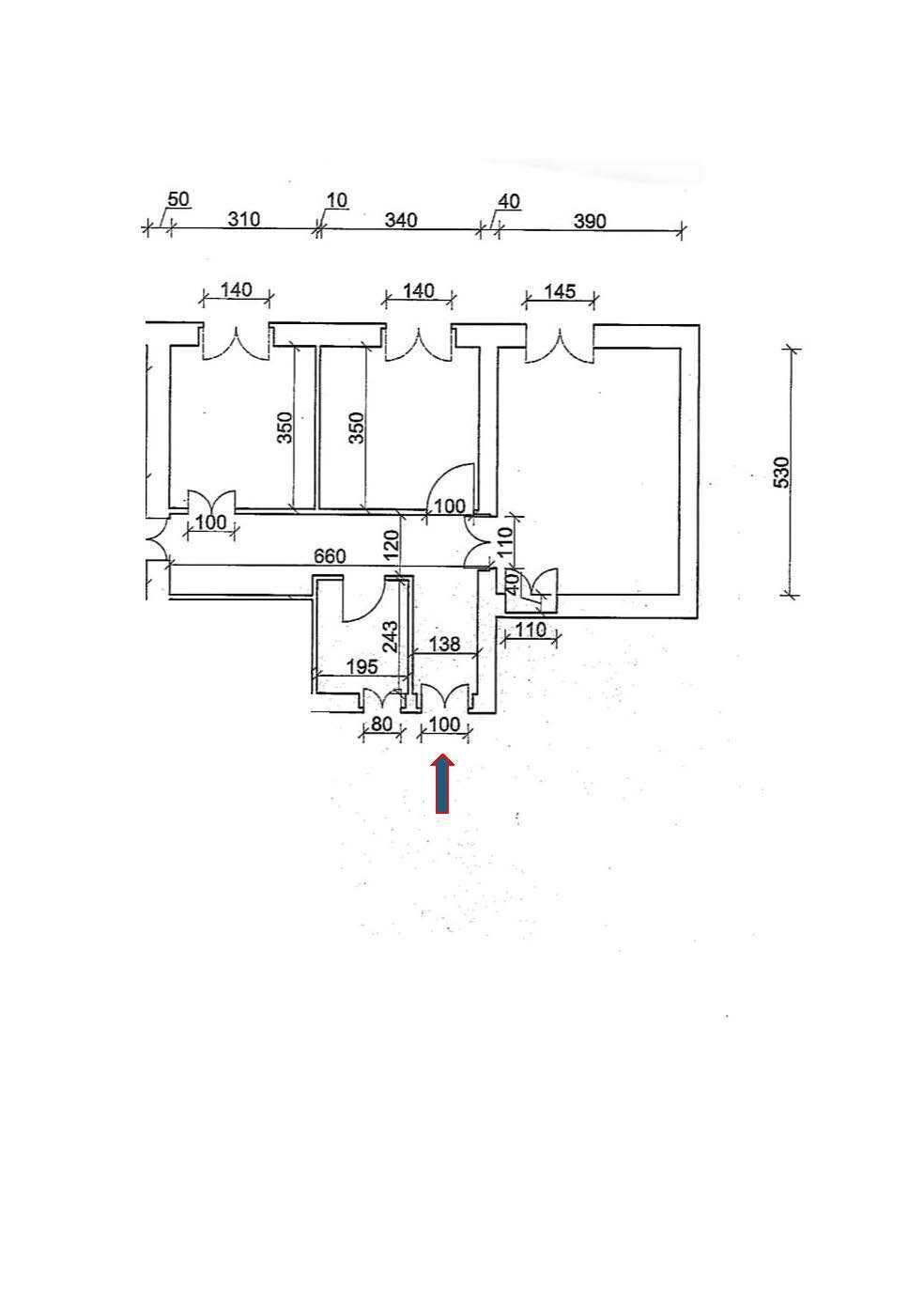 Trilocale ristrutturato in via xx settembre 58, Torino