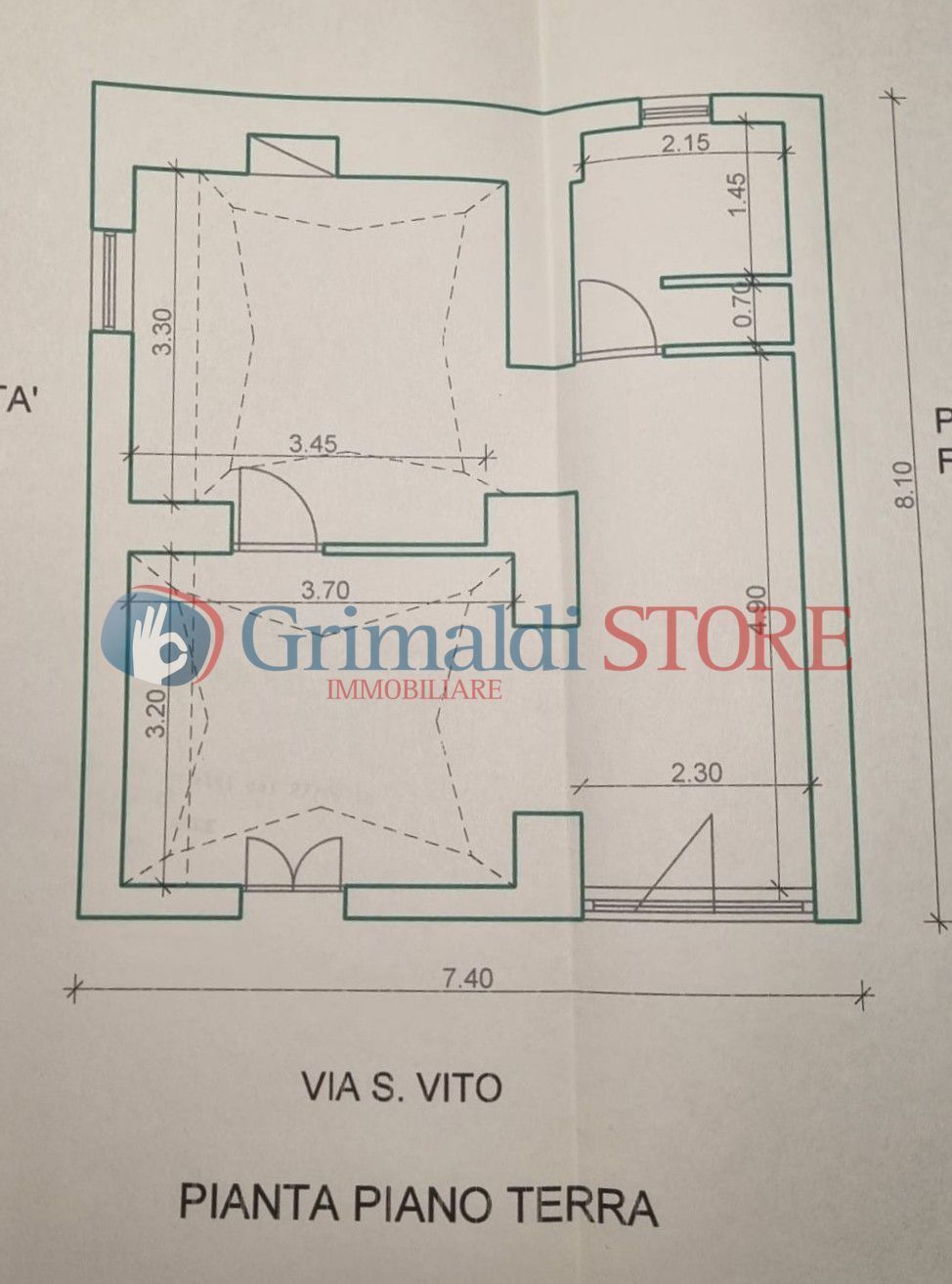 Bilocale da ristrutturare in via san vito 98, Lequile
