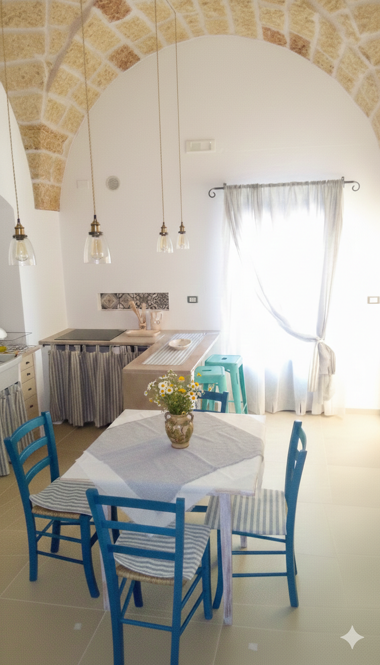 Attico ristrutturato in via della ratta 12, Specchia