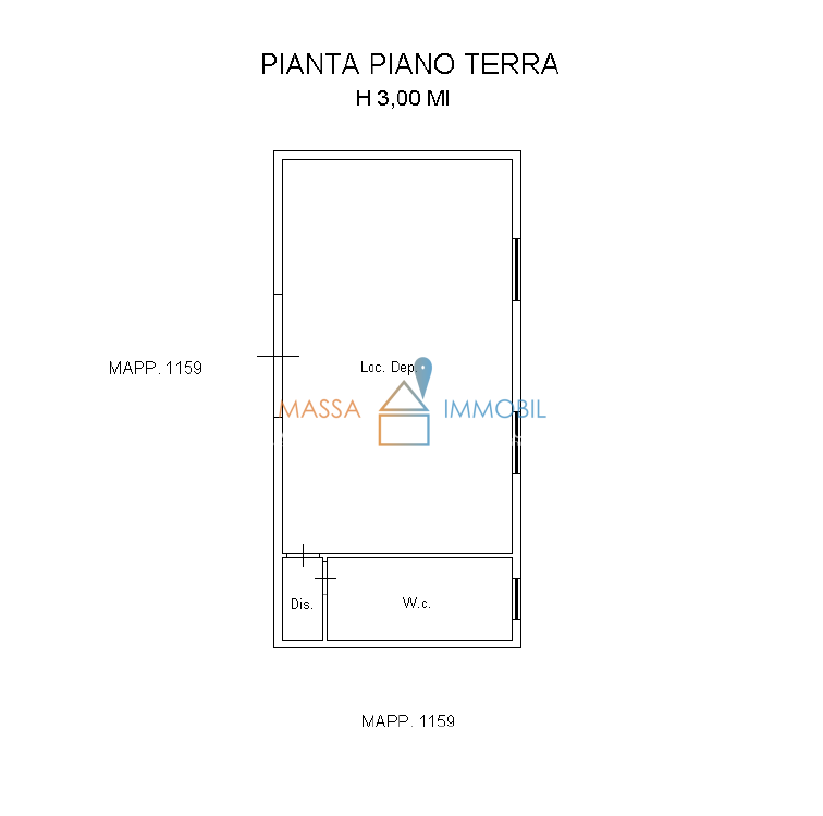 Magazzino nuovo in via salicera 7, Massa