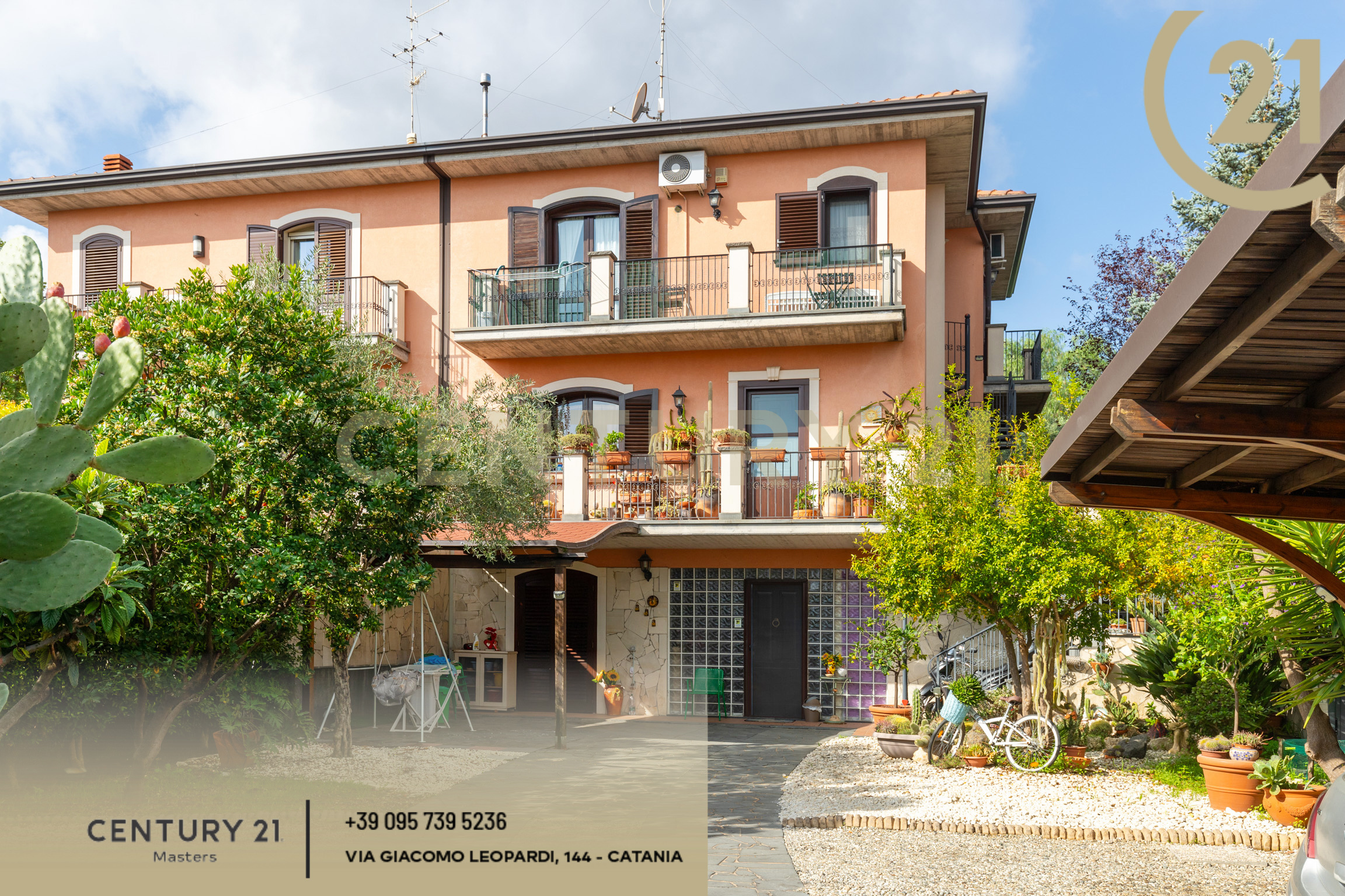 Casa indipendente con giardino in via giuseppe sciuti 2 c, Trecastagni