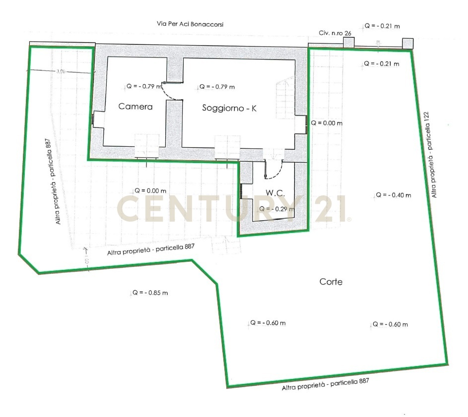 Rustico con giardino in via per aci bonaccorsi 18a, Viagrande