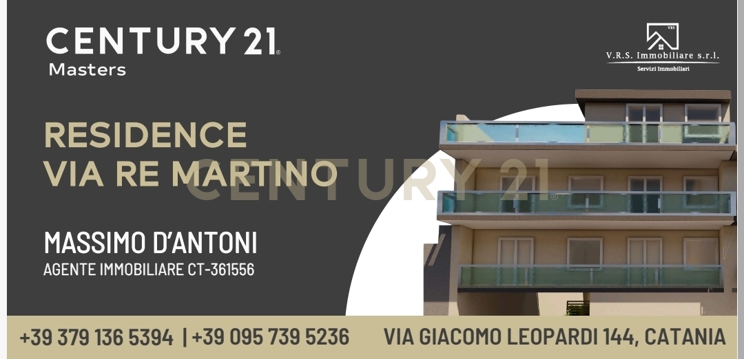 Attico con terrazzo in via re martino 140, Catania