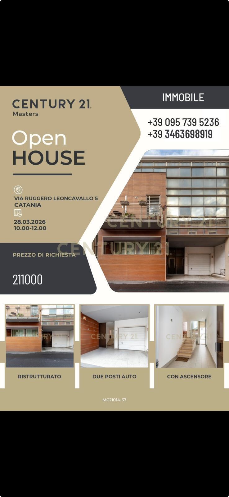 Trilocale con giardino in via ruggero leoncavallo 5, Catania