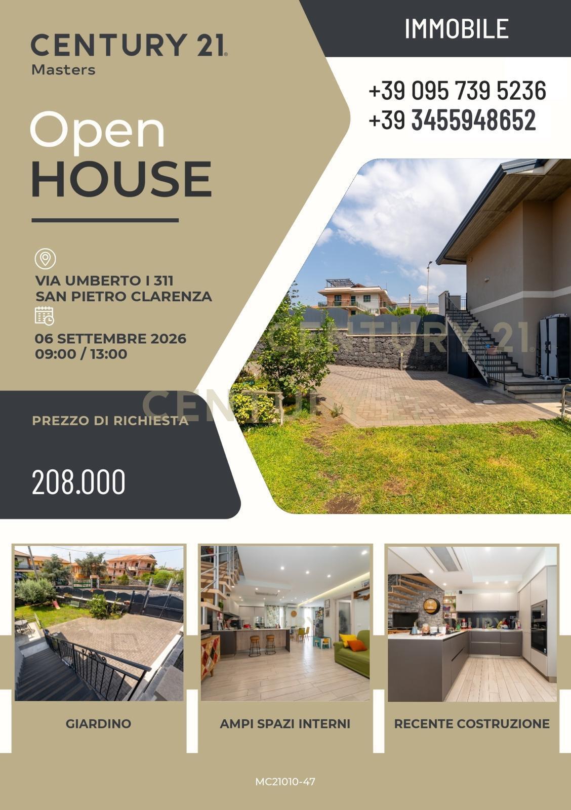 Casa indipendente con giardino in via umberto i 311, San Pietro Clarenza