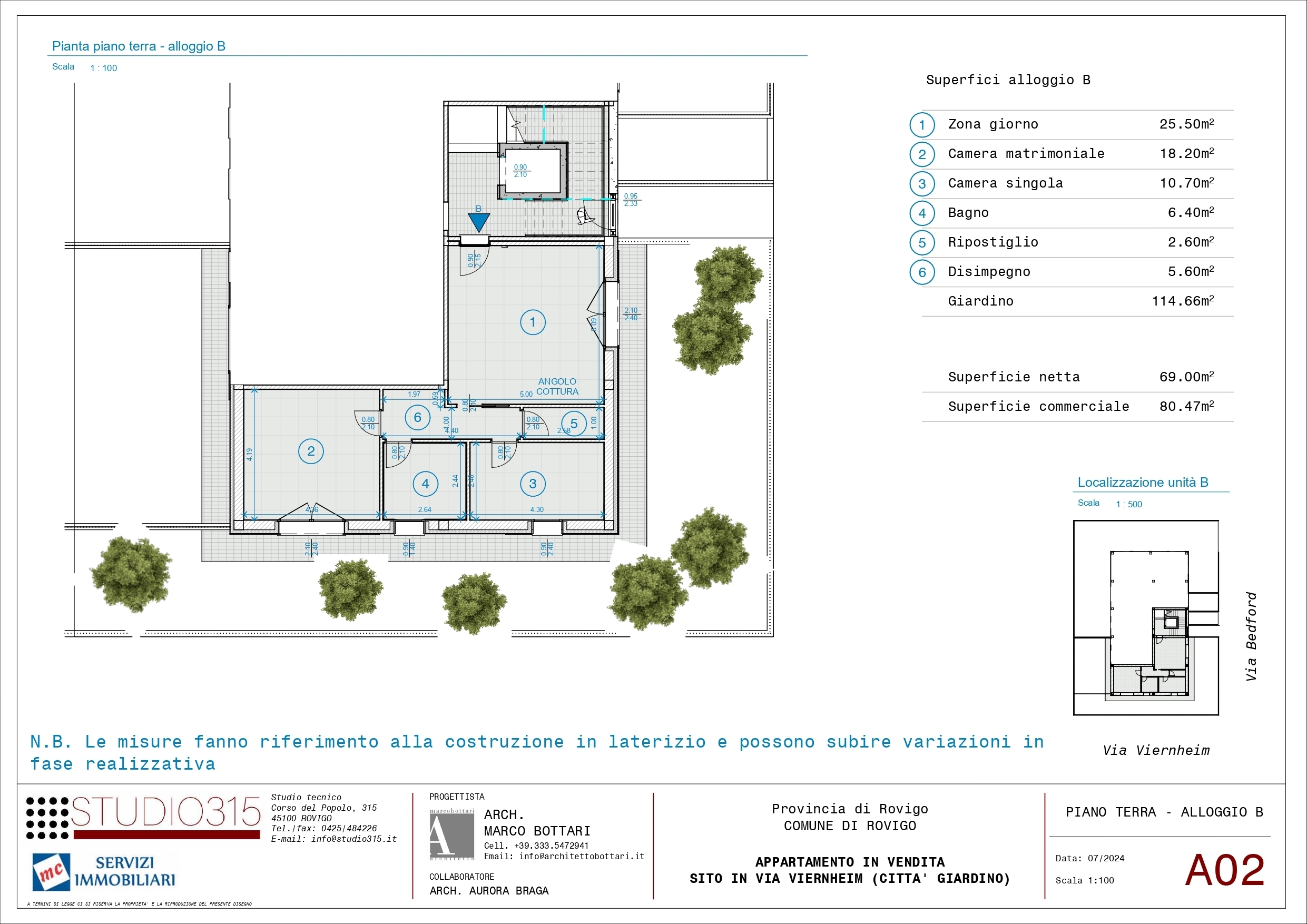 Quadrilocale nuovo in via viernheim, Rovigo