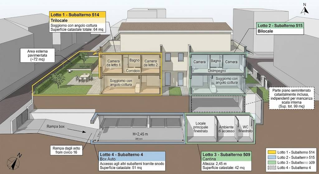 Appartamento in vendita a Roma, Casal Lumbroso