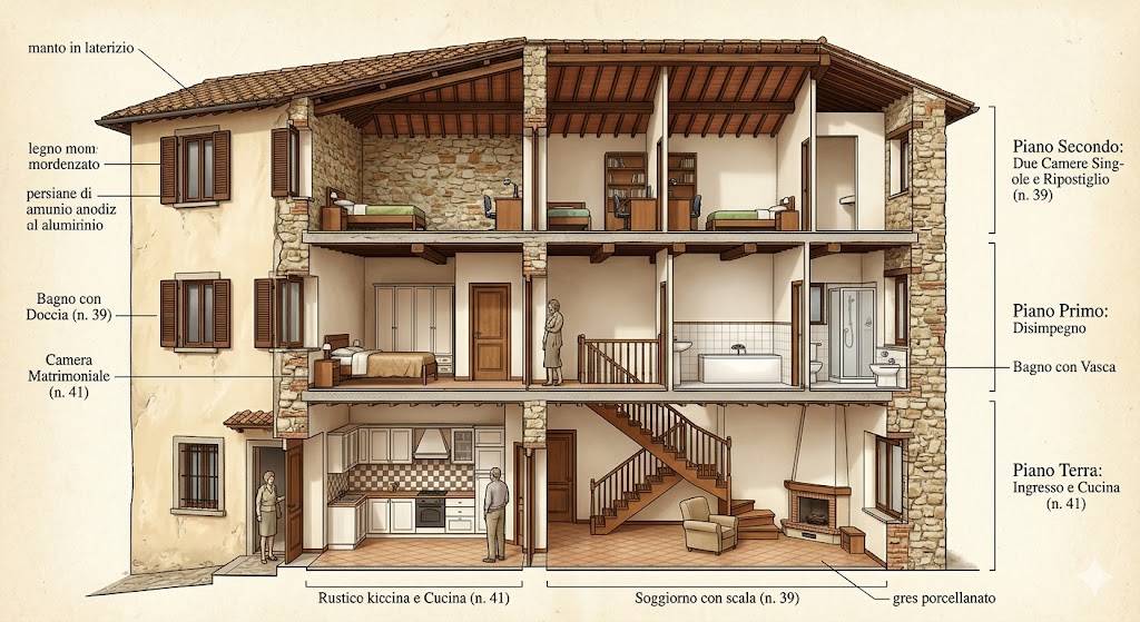 Appartamento in vendita a Vicopisano, Lugnano