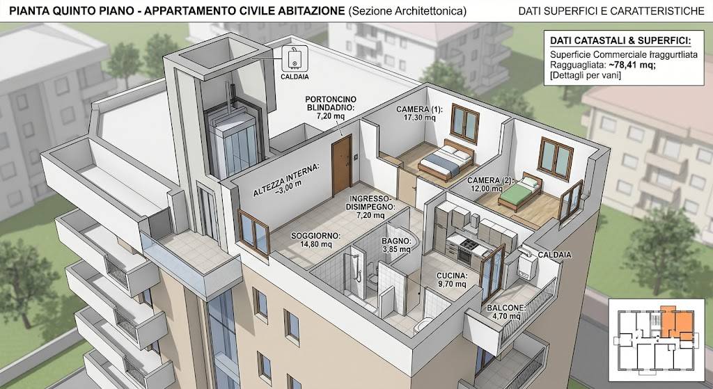 Appartamento in vendita a Firenze