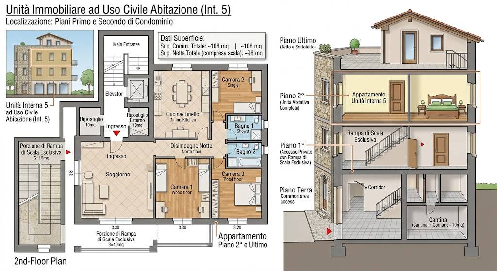 Appartamento in vendita a Santa Croce sull'Arno