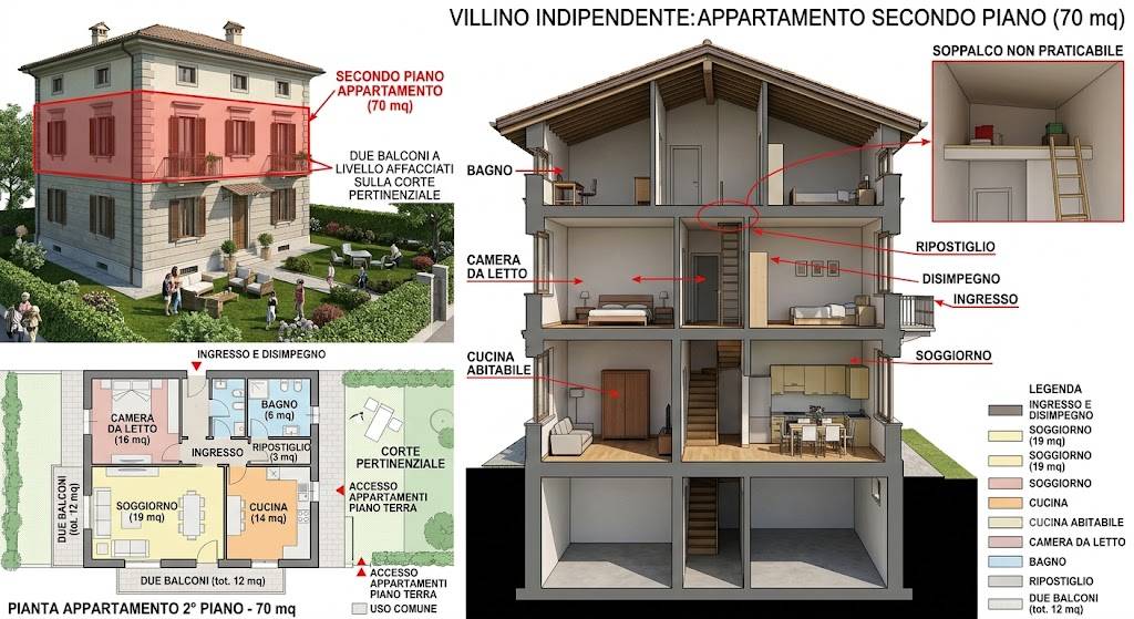 Appartamento in vendita a Roma