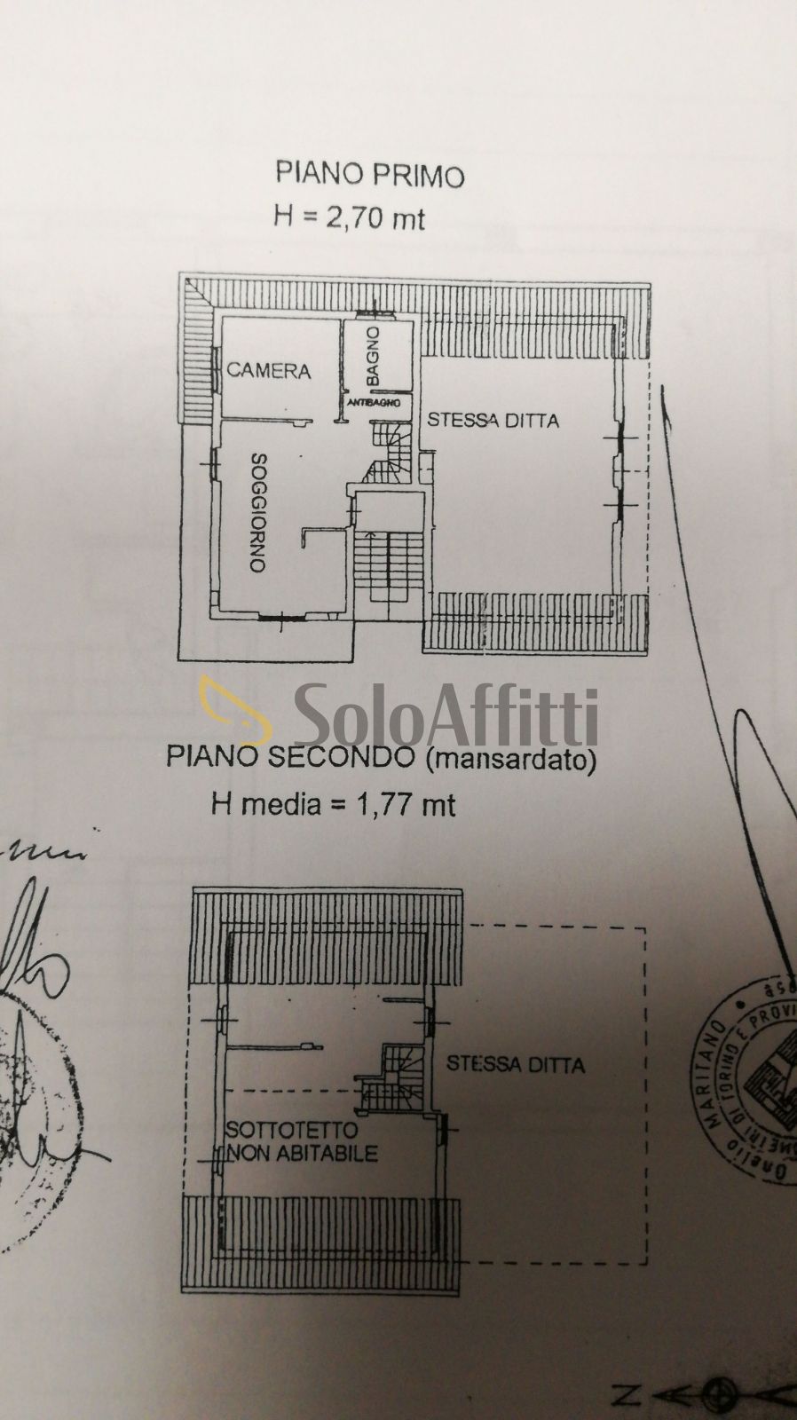 Quadrilocale con box doppio in via piossasco, Bruino