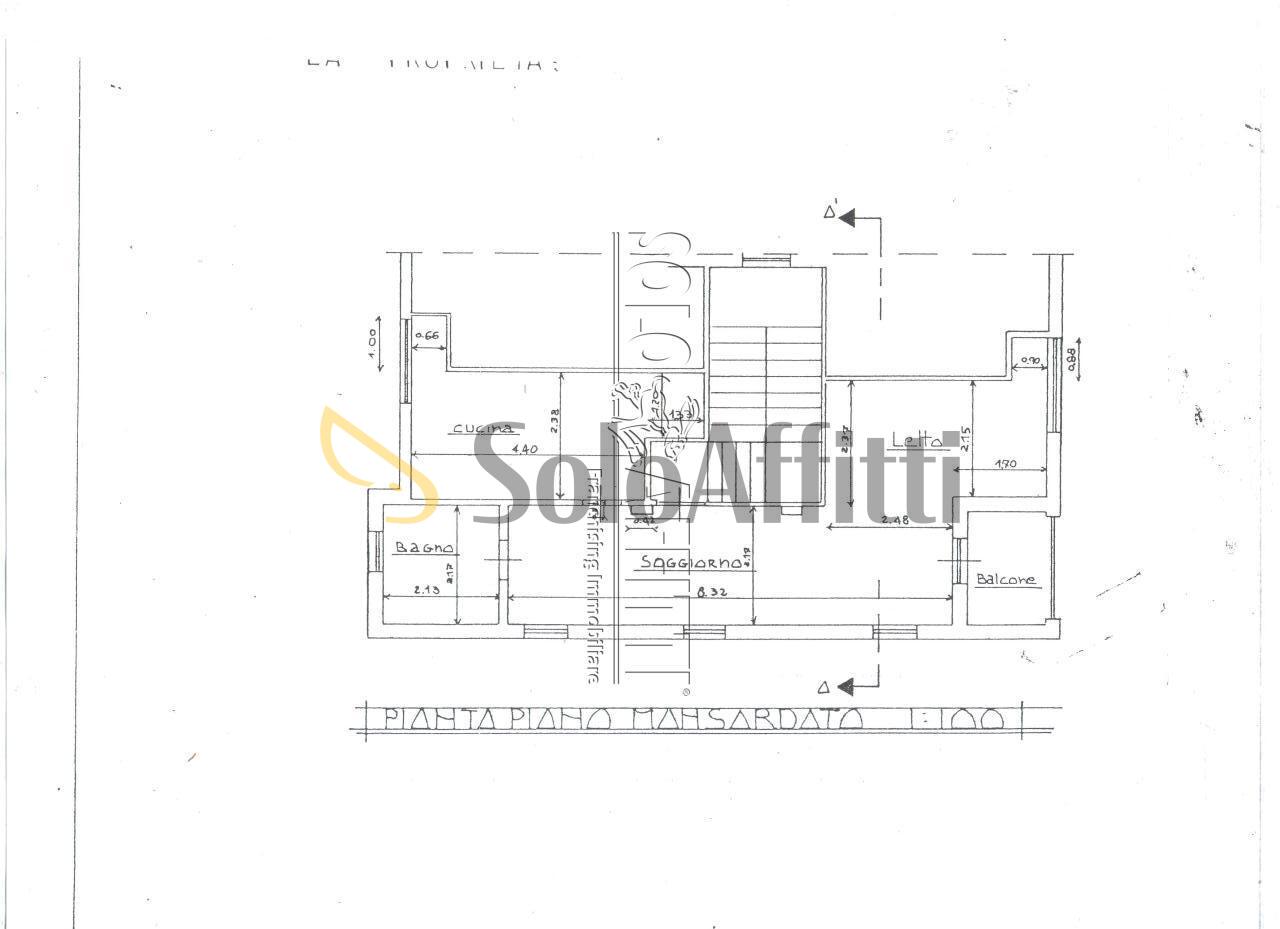 Mansarda con giardino in via dante alighieri, Beinasco
