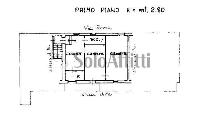 Trilocale in affitto in via roma, Airasca