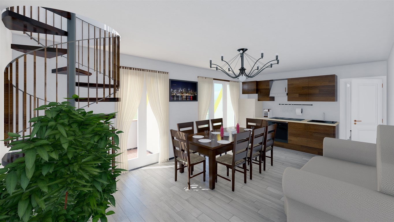 Attico con terrazzo a Palermo