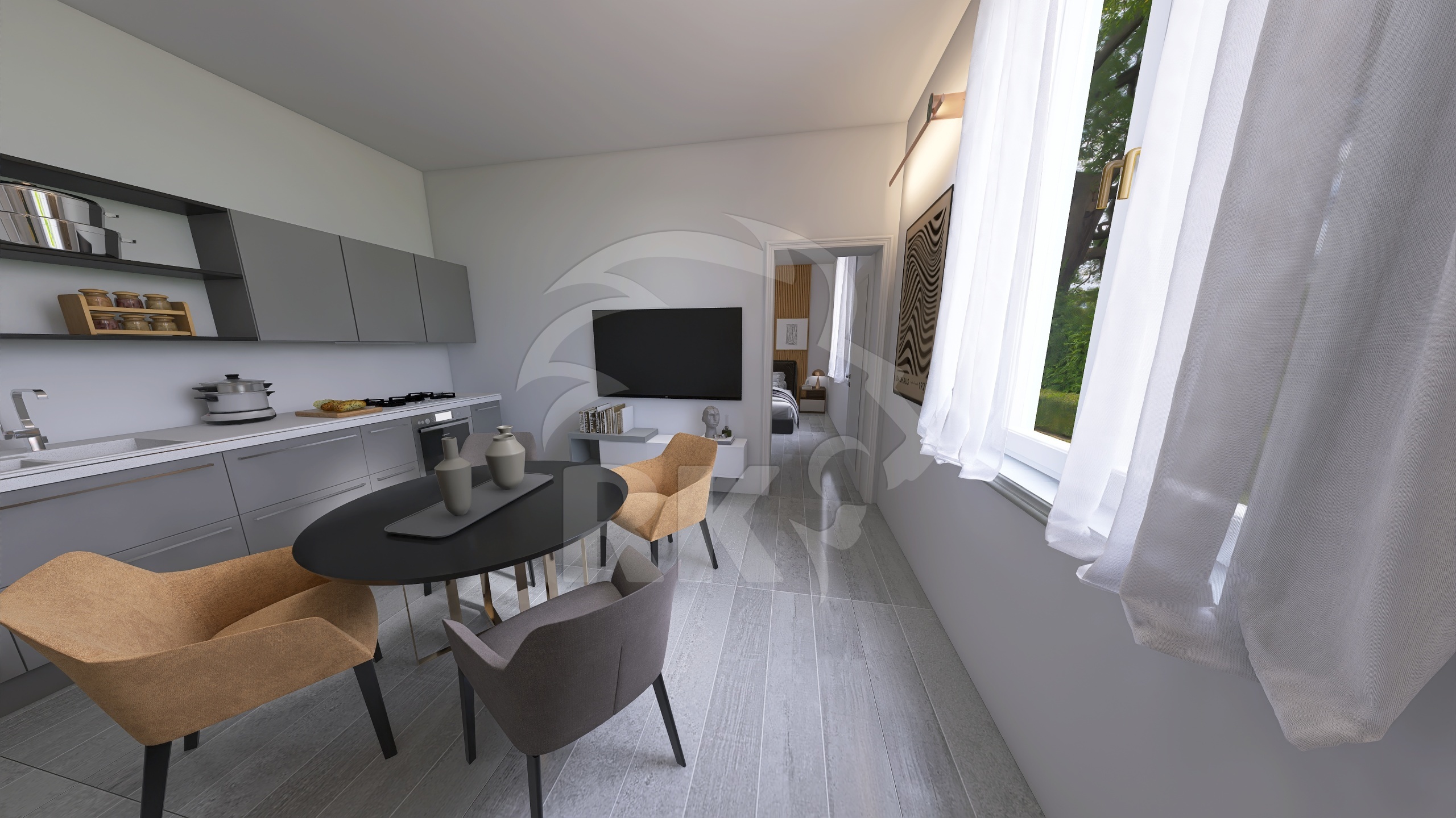 Bilocale nuovo in via del greto 1, Bologna