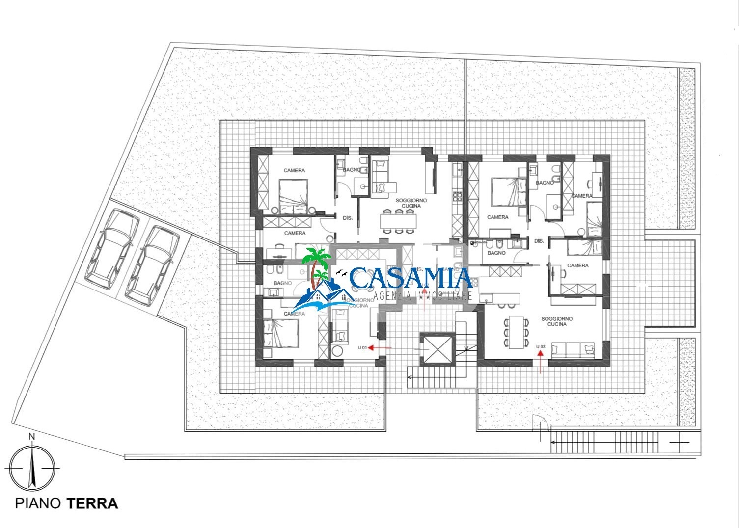 Bilocale con giardino a Grottammare