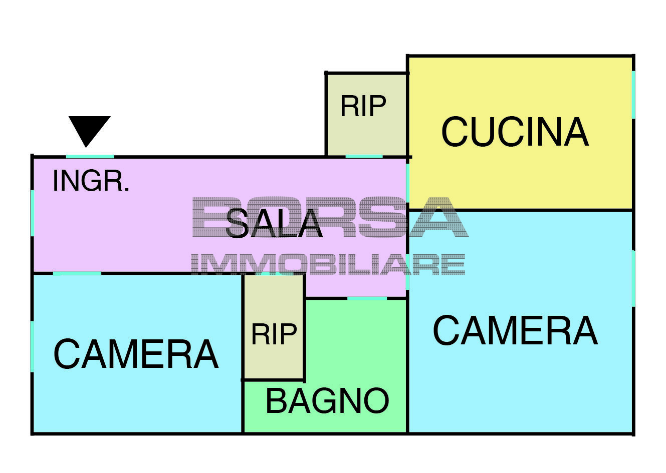 Quadrilocale in vendita in via del forte san pietro 16, Livorno