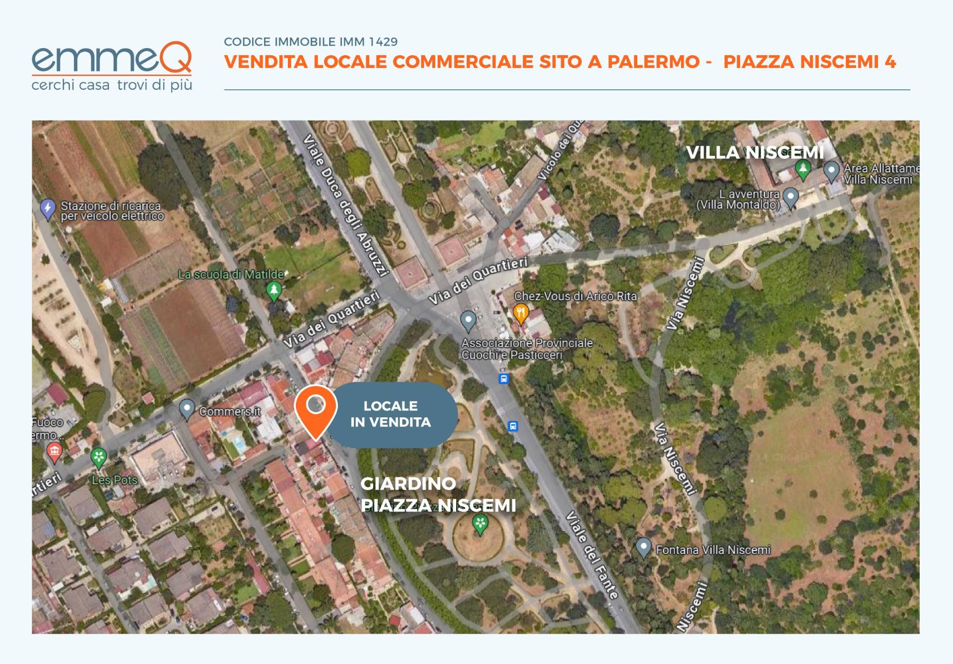 Locale commerciale in vendita a Palermo, San Lorenzo