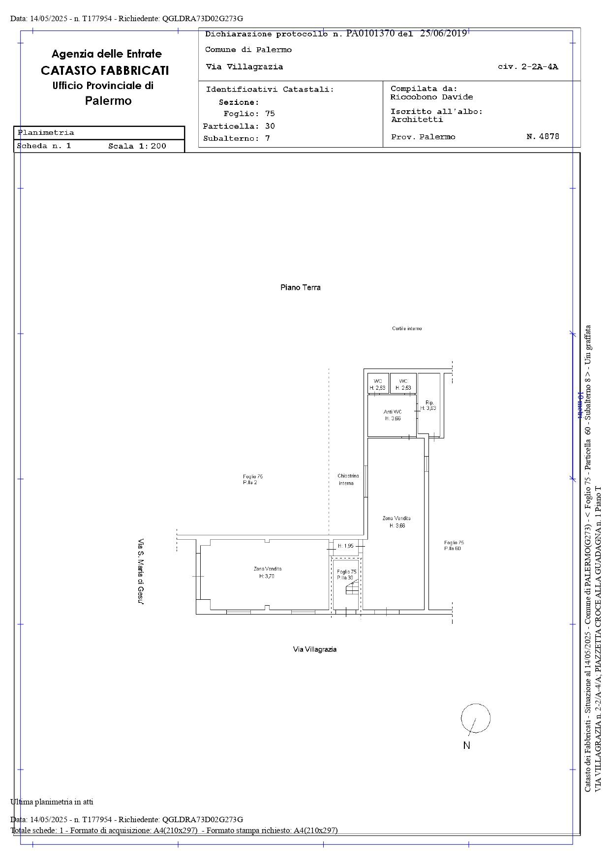 Locale commerciale in affitto a Palermo, Oreto