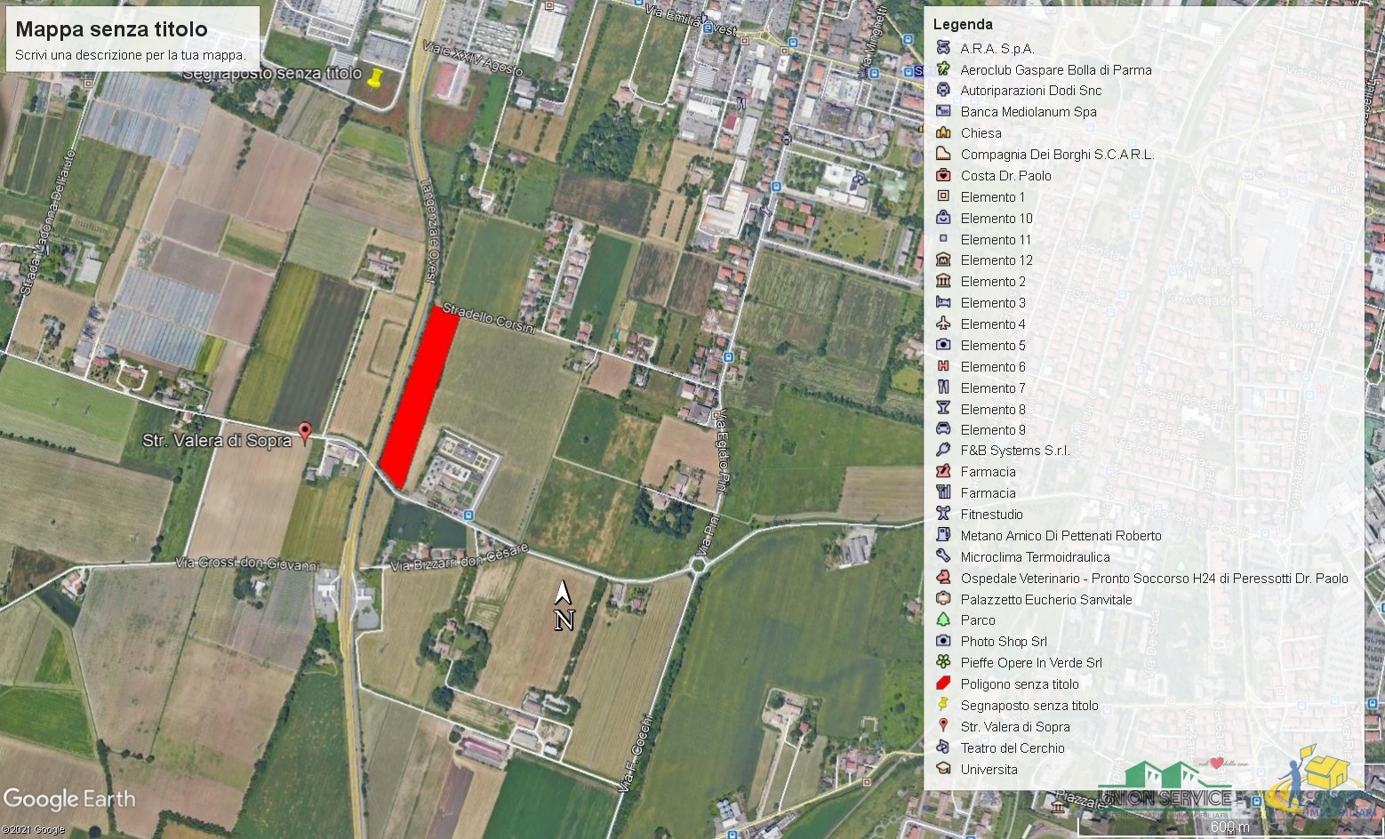 Terreno Agricolo in vendita in strada valera di sopra 9, Parma