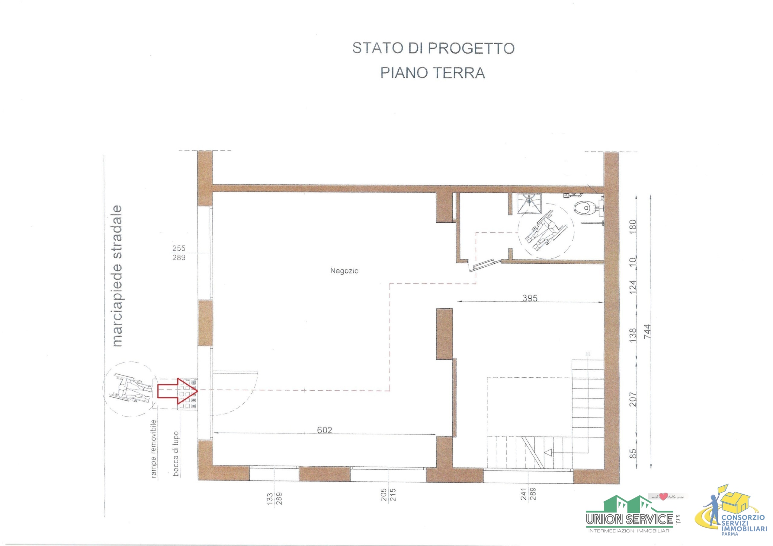 Locale commerciale in affitto in viale antonio gramsci 27a, Parma