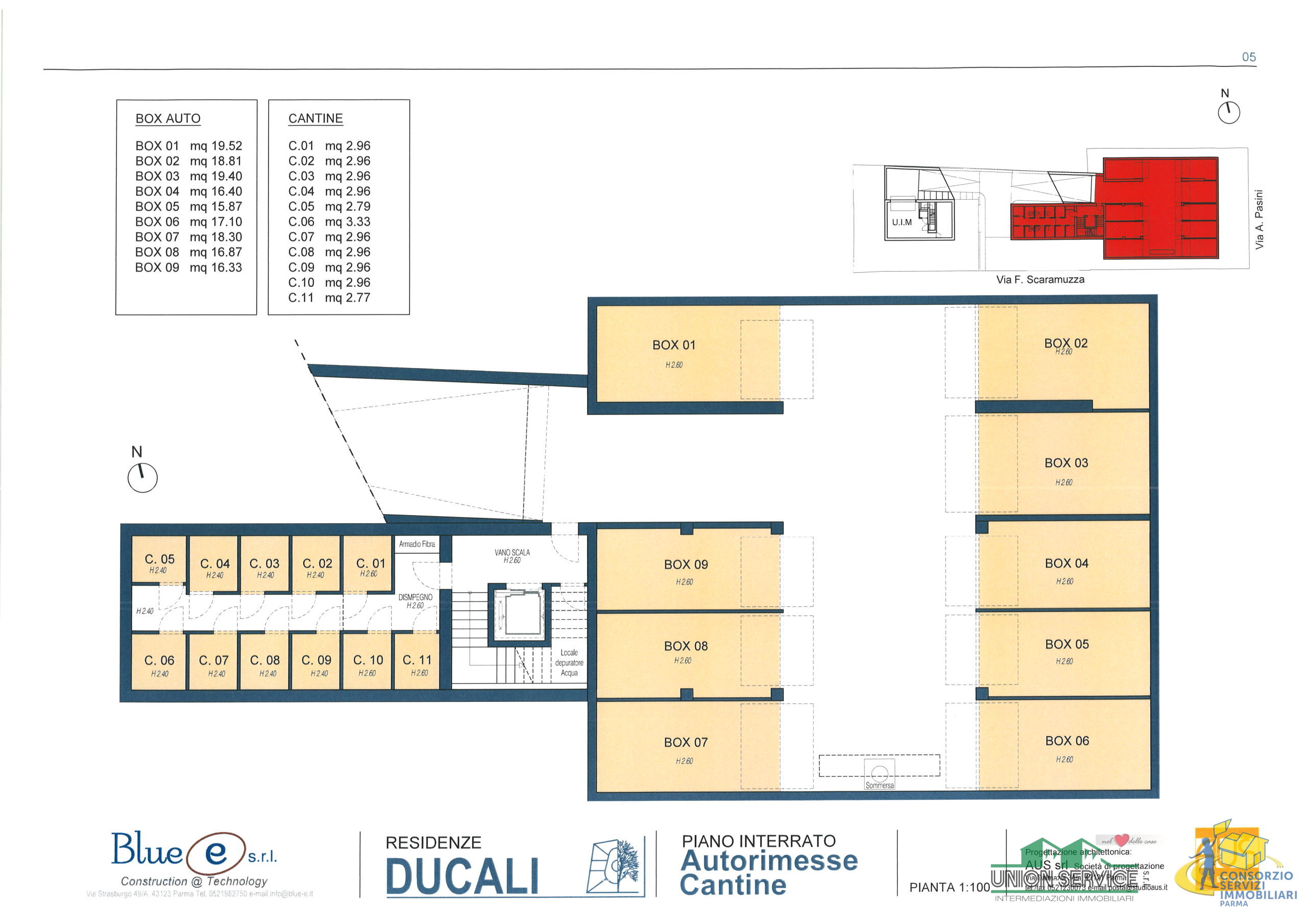 Quadrilocale con terrazzi in via alberto pasini, Parma
