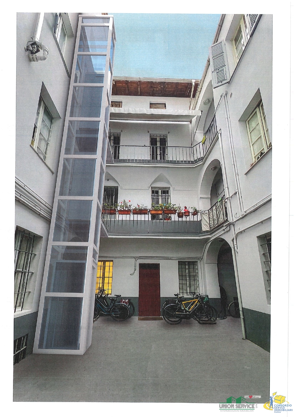 Appartamento con terrazzo in vicolo san tiburzio, Parma