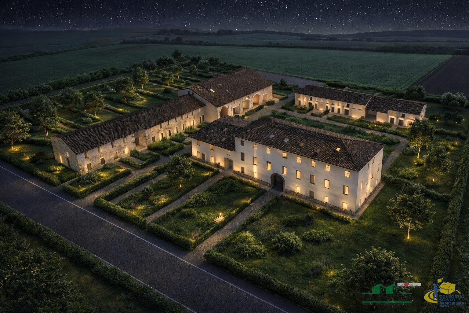 Casa indipendente con giardino in strada consortile 11, Collecchio