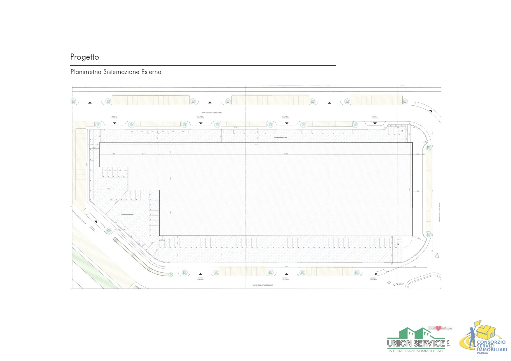 Capannone nuova in viale delle esposizioni, Parma