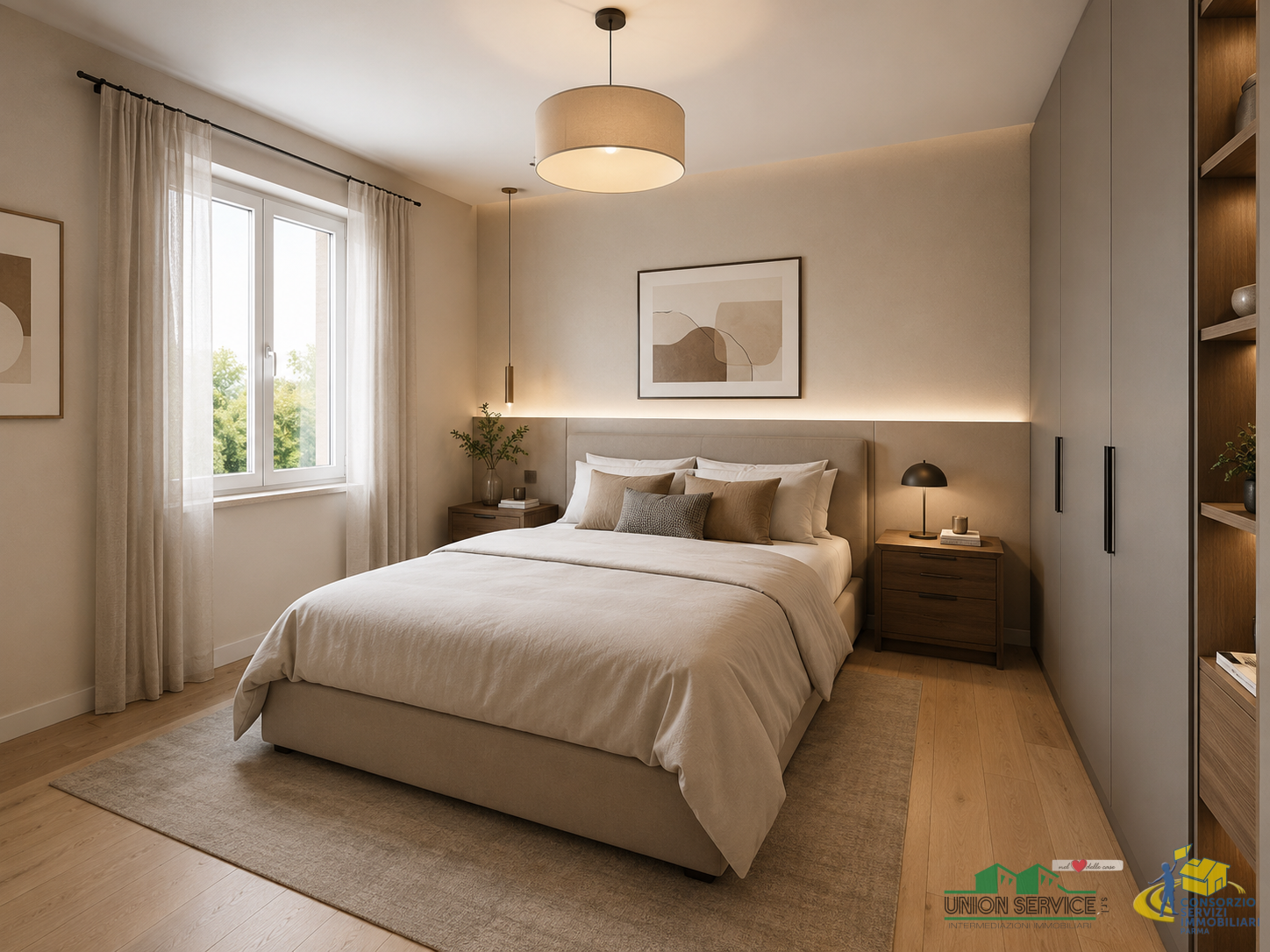 Trilocale con box in strada consortile, Parma