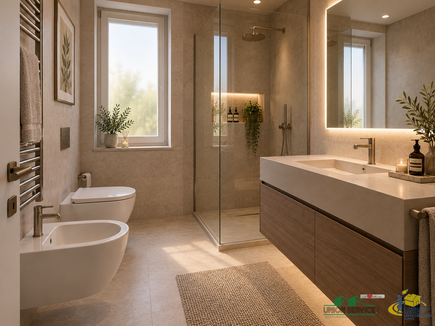Trilocale con box in strada consortile, Collecchio