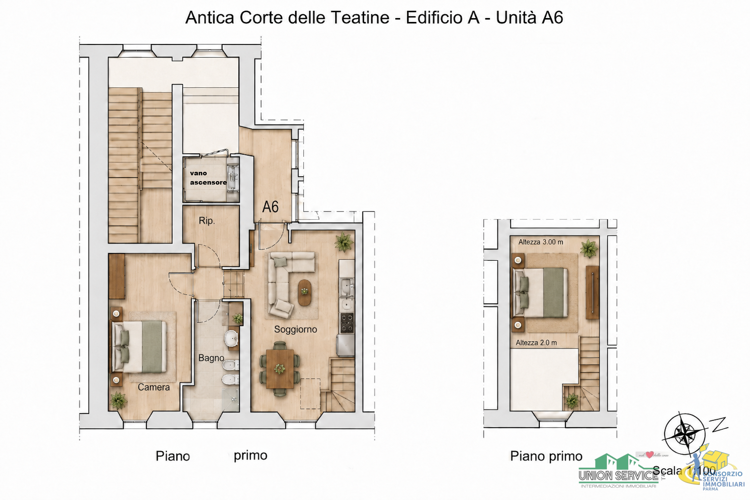 Trilocale nuovo in strada consortile, Collecchio