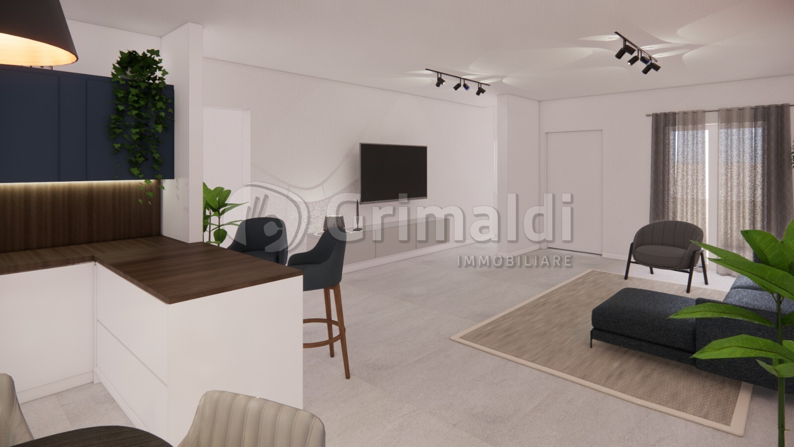 Villa con giardino a Parete