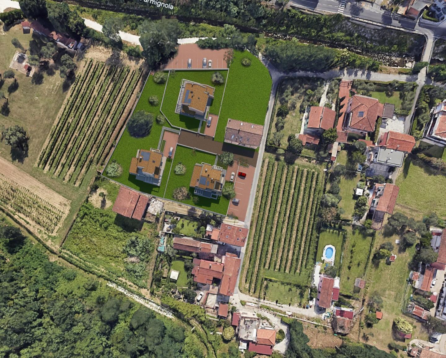 Villa Bifamiliare con giardino a Ortonovo