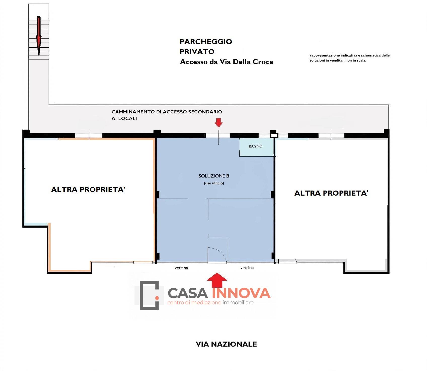 Ufficio in vendita a Matera, Semicentro Nord