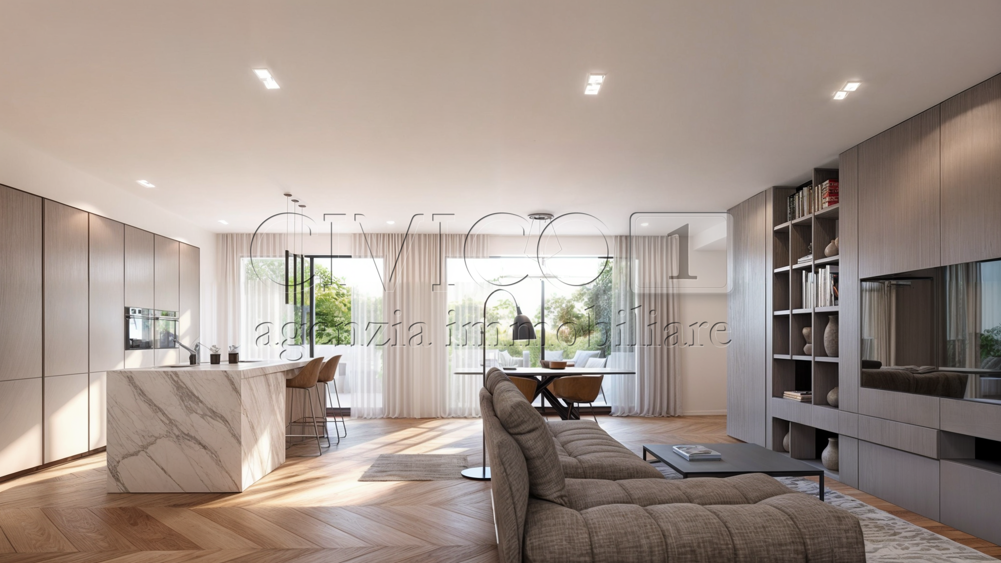 Appartamento con terrazzo in via beato pellegrino, Padova