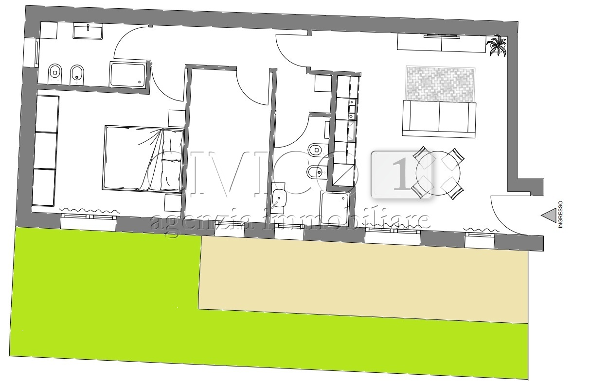 Appartamento con giardino in via sicilia 1, Rubano