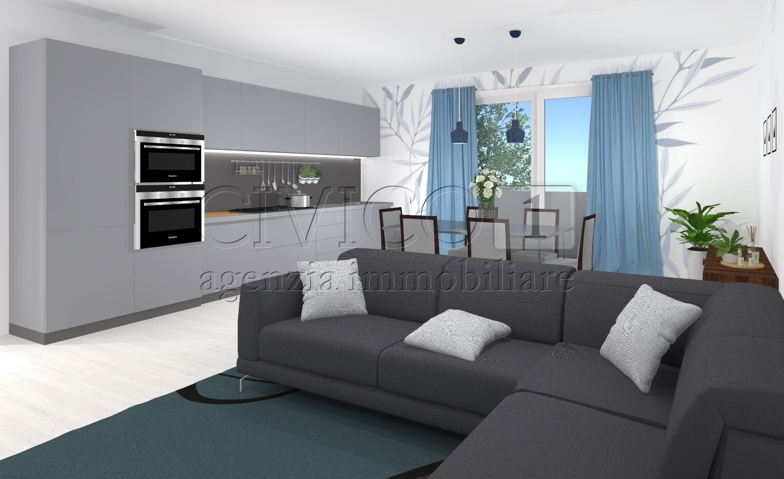 Attico con terrazzi in via sicilia 1, Rubano