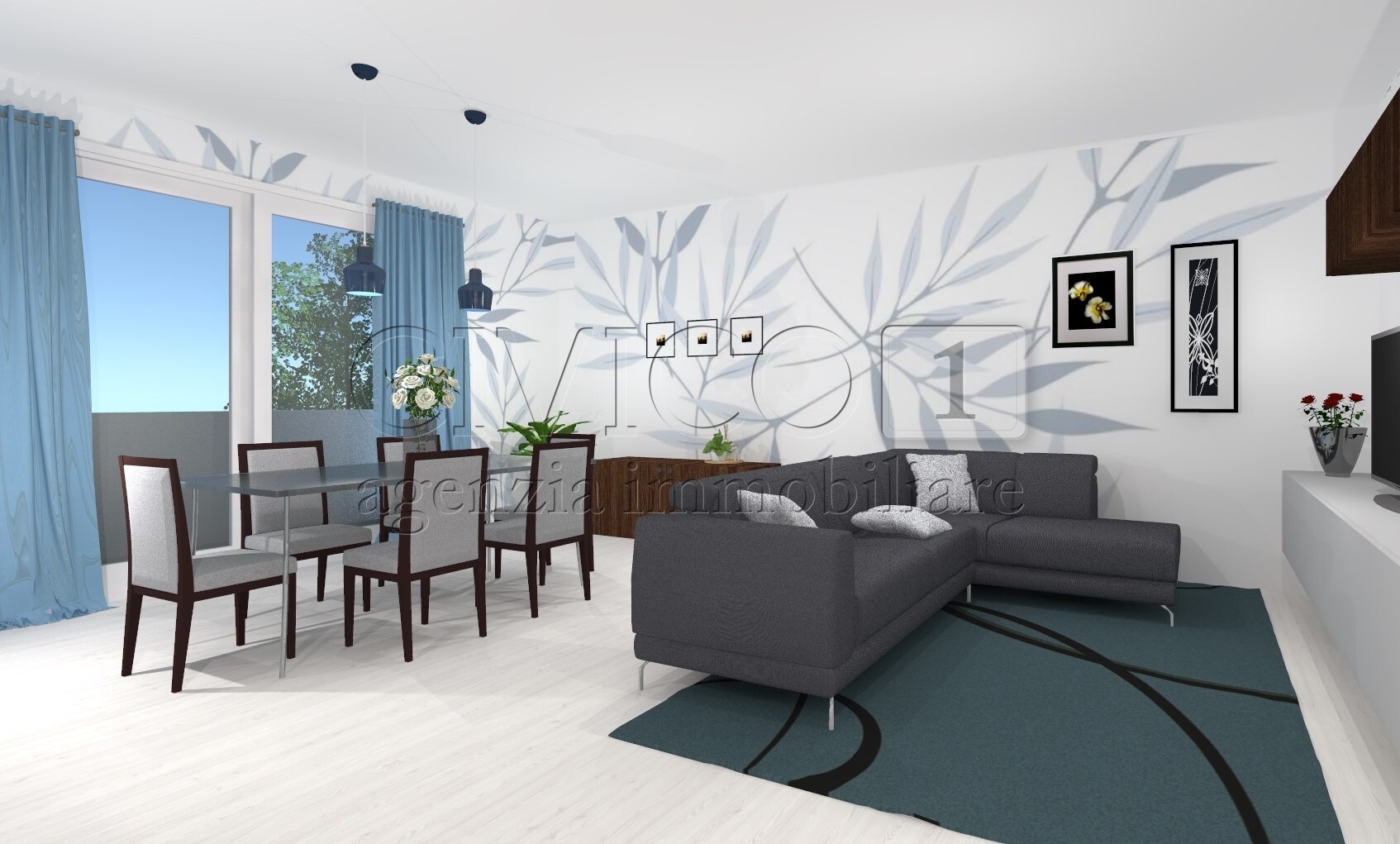 Attico con terrazzi in via sicilia 1, Rubano