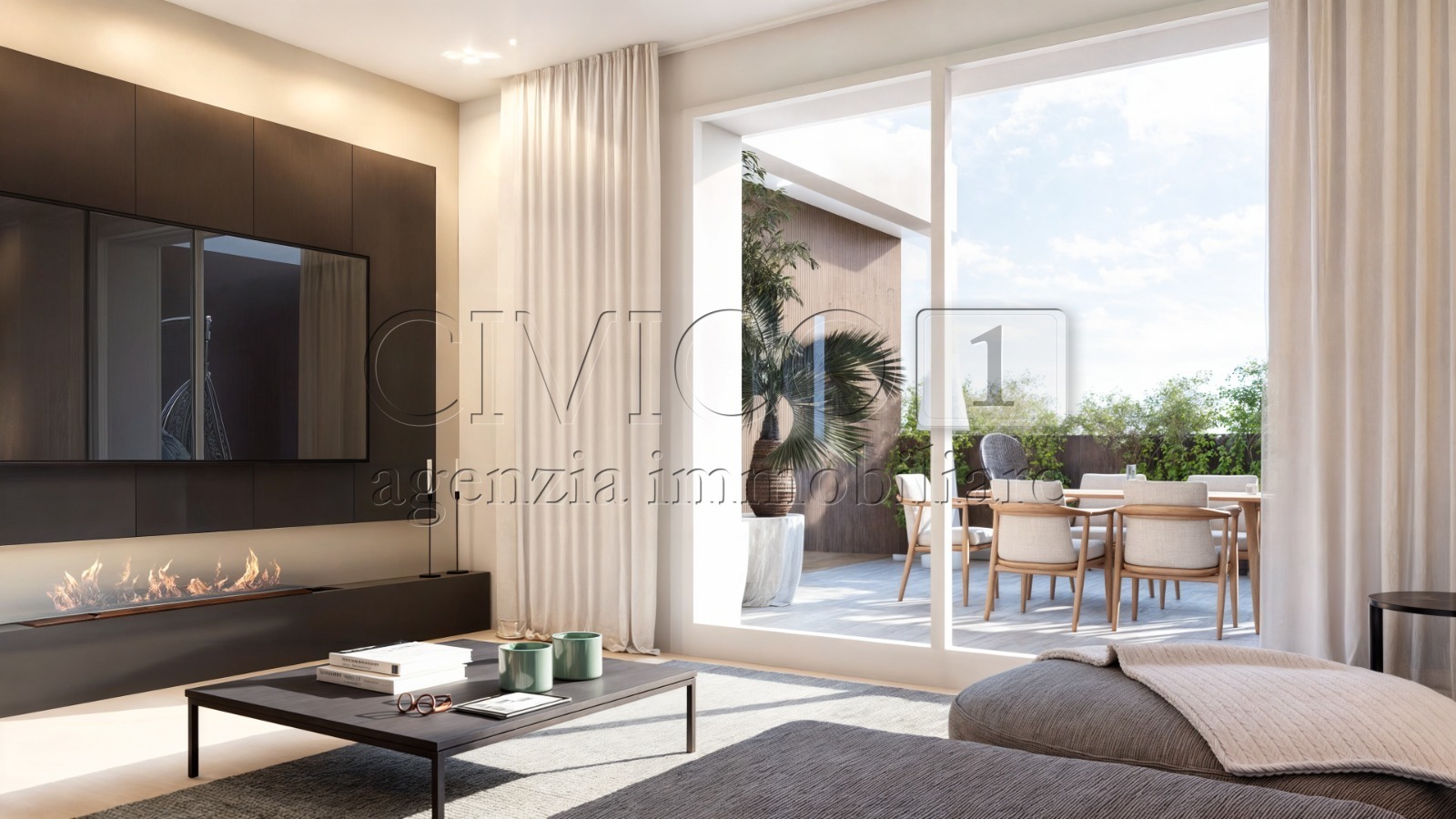 Attico con terrazzi in via buccia, Limena