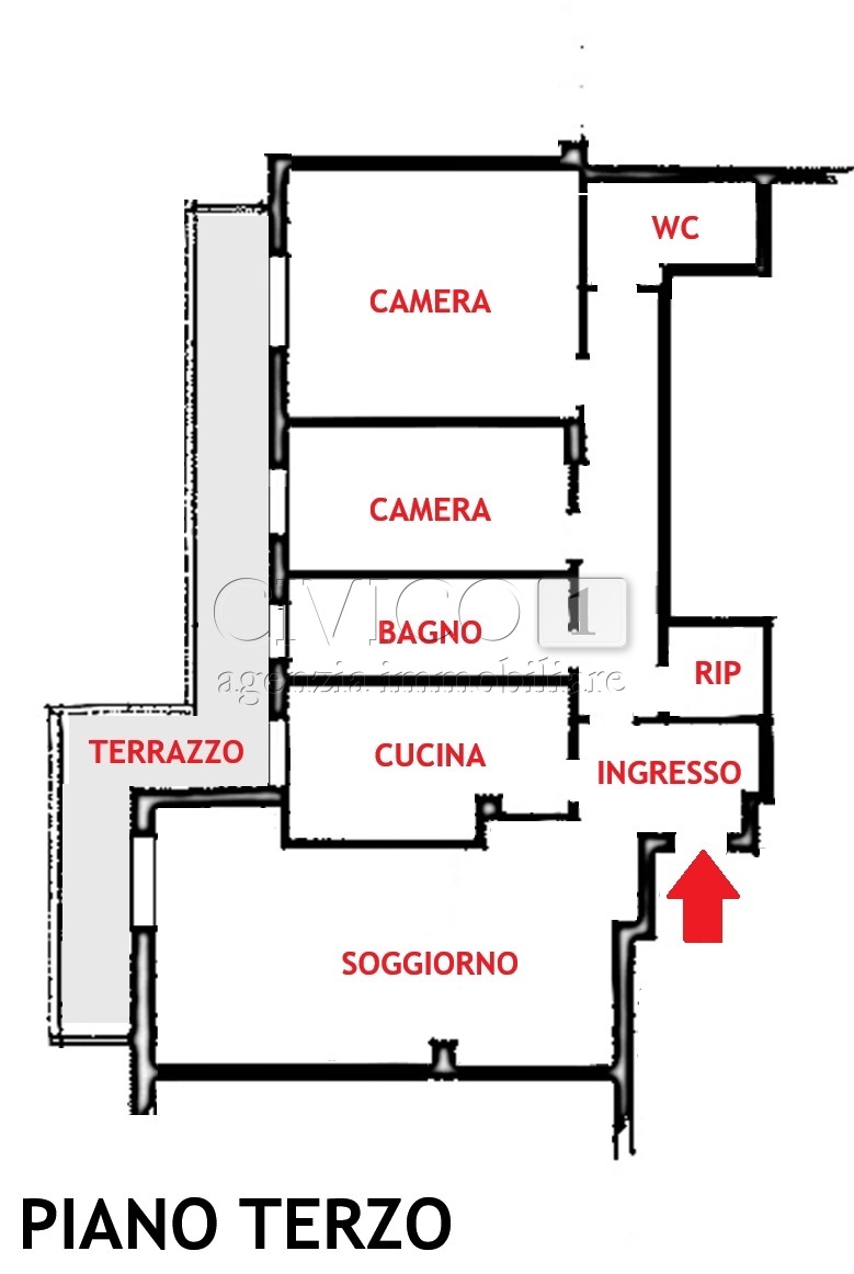 Appartamento in vendita in via a. gramsci, Cadoneghe