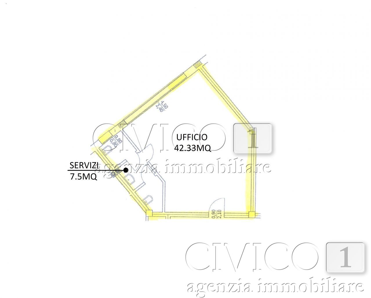 Ufficio nuovo in via euganea, Selvazzano Dentro