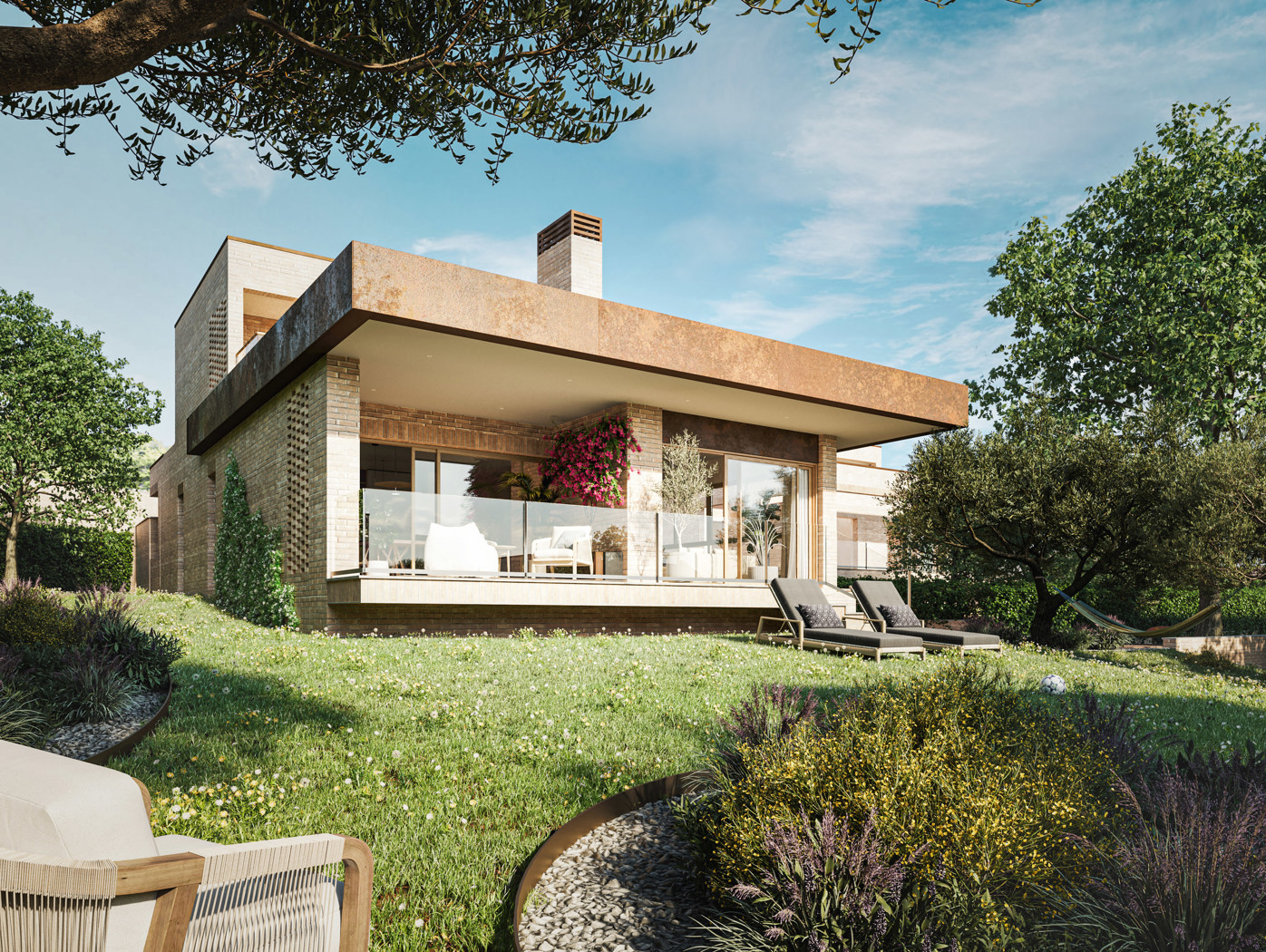 Villa nuova a Roma