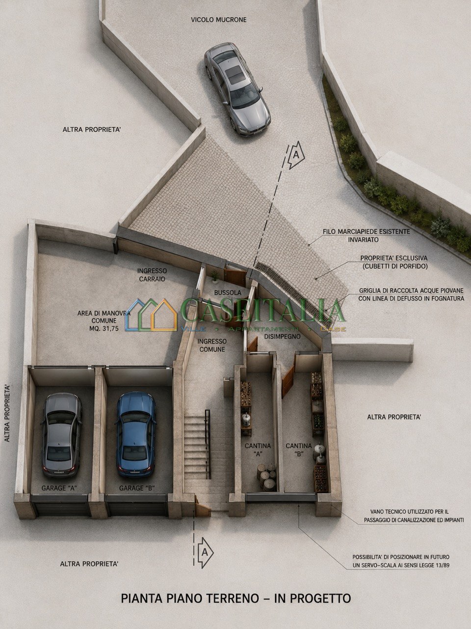 Casa indipendente da ristrutturare in vicolo mucrone 8, Rivoli