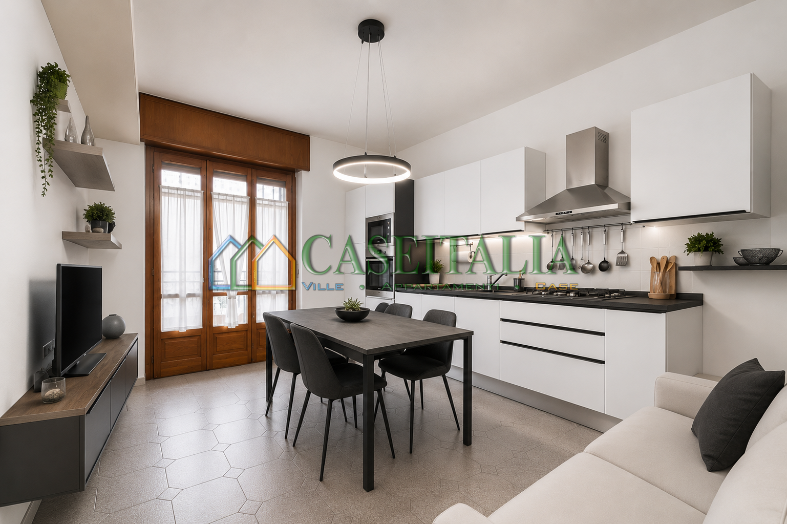 Trilocale con giardino in via dei comuni 16, Buttigliera Alta