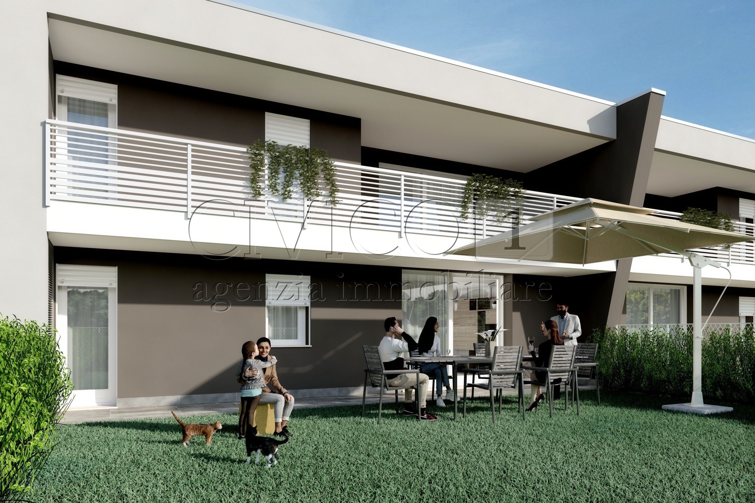 Quadrilocale con giardino in via boschi, Campodoro