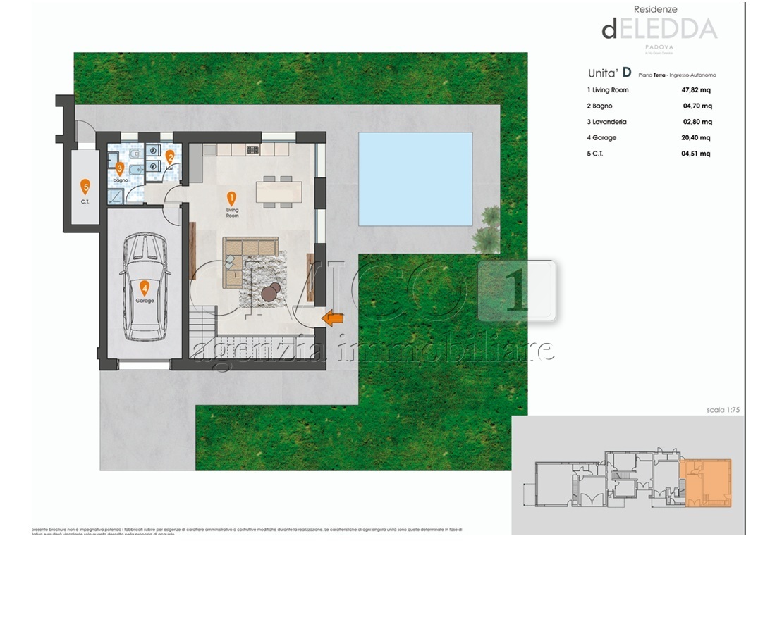 Casa indipendente con giardino in via grazia deledda, Padova