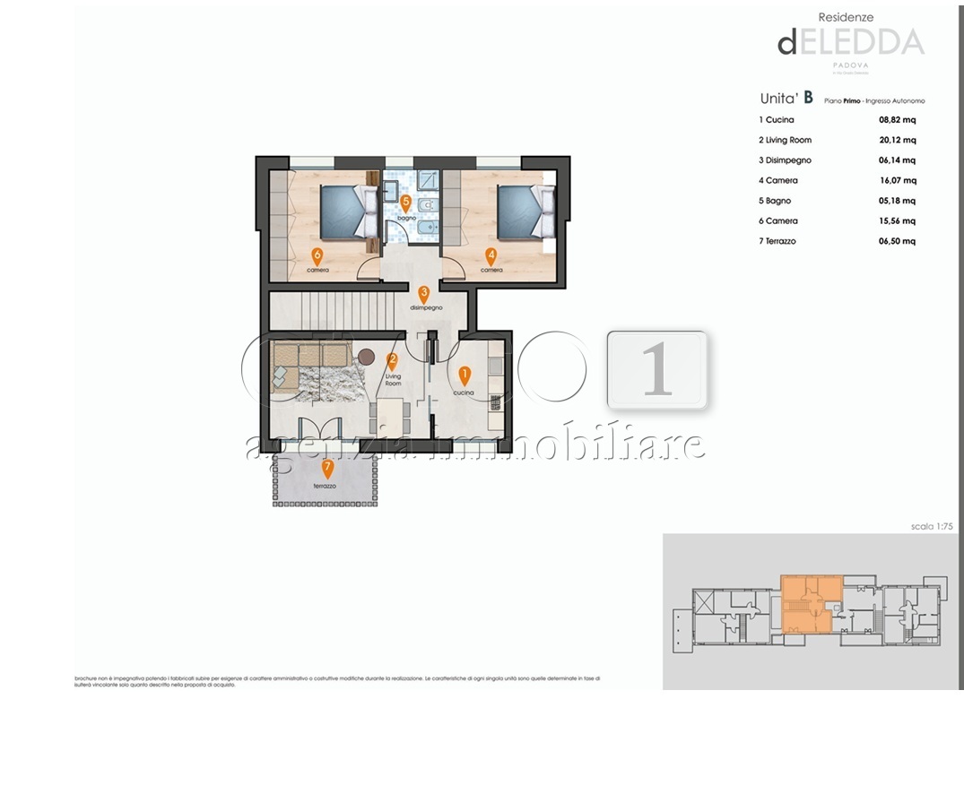 Casa indipendente con terrazzo in via grazia deledda, Padova